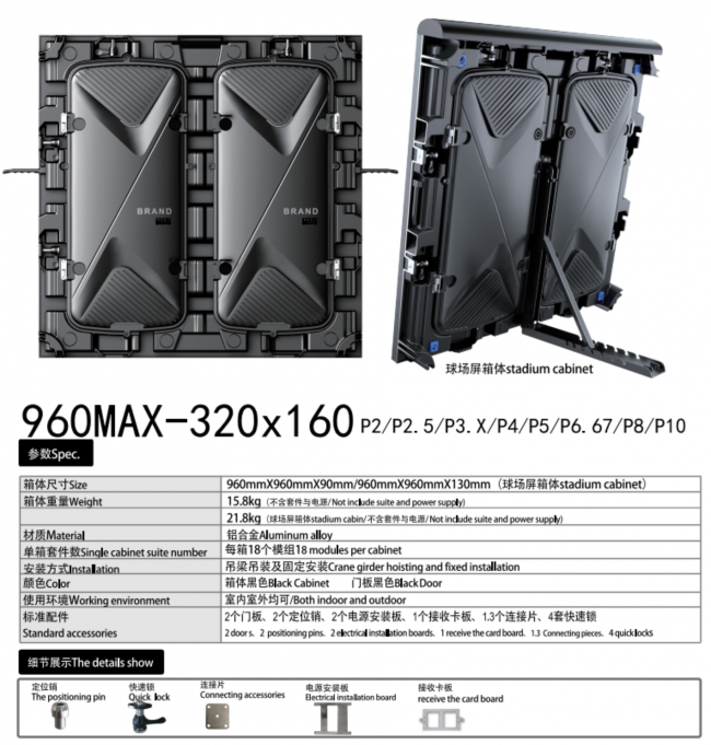960X960MAX-320X160压铸铝箱体